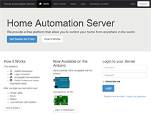 Tablet Screenshot of homeautomationserver.com